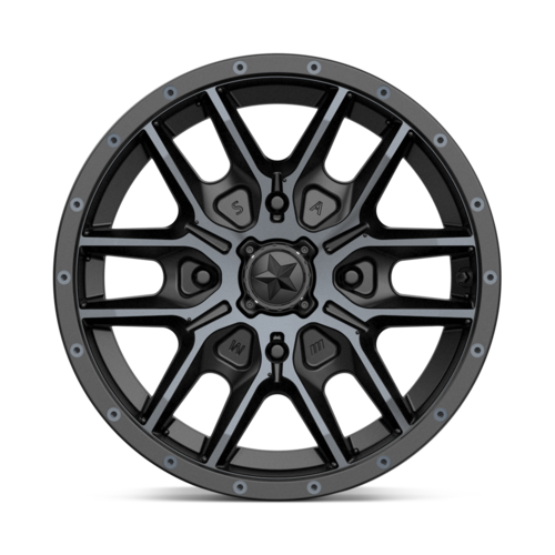 FANG UTV 15X7 4X137 S-BLK TTCC 38MM