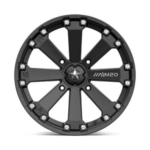 MSA Offroad Wheels M20 KORE UTV 16x7 Matte Black Wheel, 4x156 Bolt Pattern, 0mm Offset