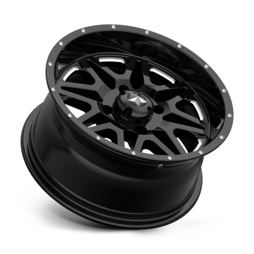 VIBE UTV 14X7 4X156 MILLED G-BLACK 00MM