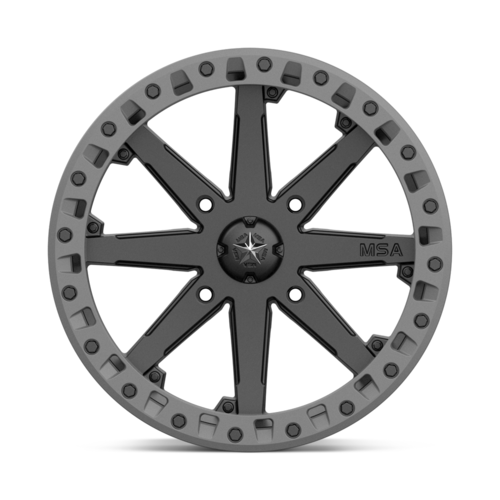 MA031 18X7 4X156 S-BLK M-GRY RING 00MM