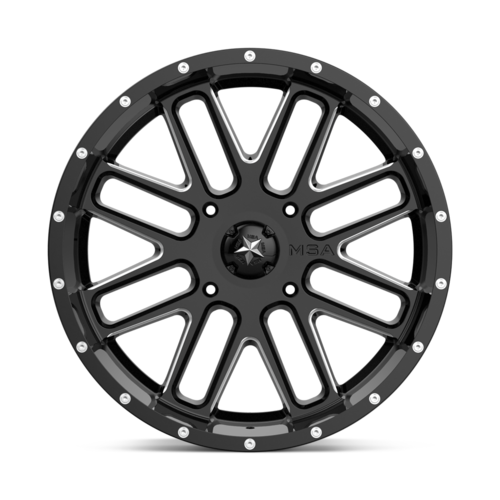 BANDIT UTV 20X7 4X156 G-BLK MILL 00MM