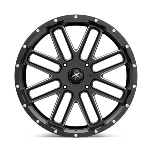 BANDIT UTV 22X7 4X137 G-BLK MILL 00MM