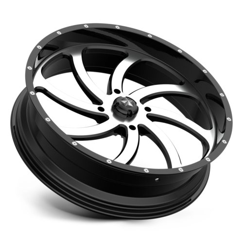 SWITCH UTV 24X7 4X156 MACH G-BLK 00MM