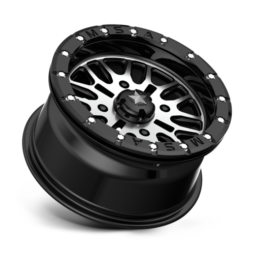 BRUTE UTV BL 14X7 4X156 G-BLK MACH 10MM