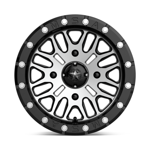 BRUTE UTV BL 14X7 4X110 G-BLK MACH 10MM