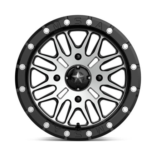 BRUTE UTV BL 15X7 4X156 G-BLK MACH 10MM