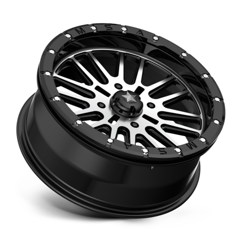BRUTE UTV BL 18X7 4X137 G-BLK MACH 10MM