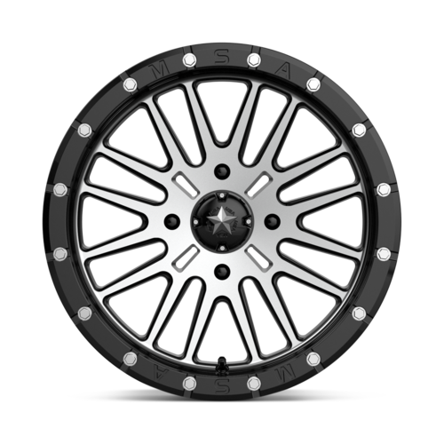 BRUTE UTV BL 18X7 4X156 G-BLK MACH 10MM