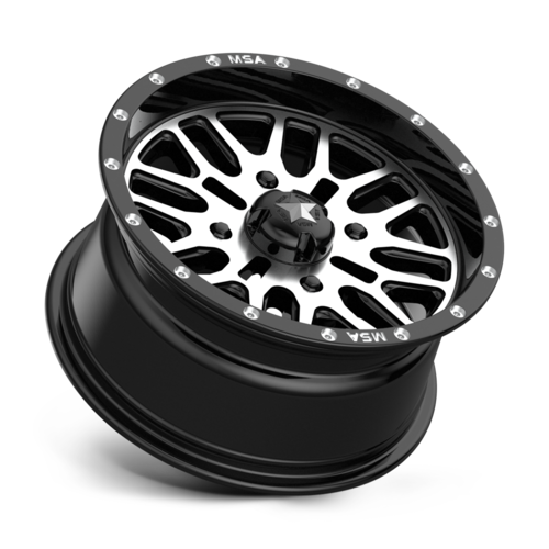 BRUTE UTV 14X7 4X110 G-BLK MACH 10MM