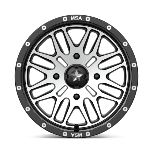 BRUTE UTV 15X7 4X137 G-BLK MACH 10MM