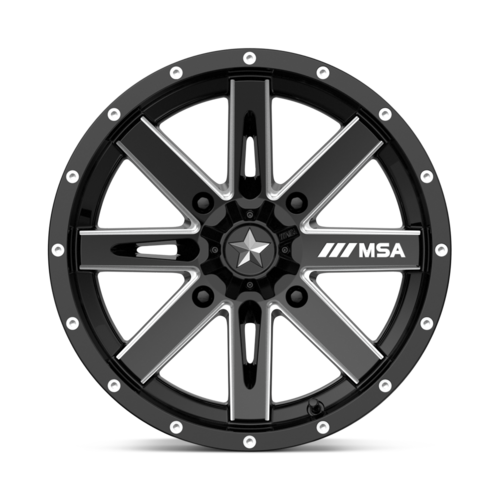 BOXER UTV 15X7 4X156 G-BLK MILL 10MM