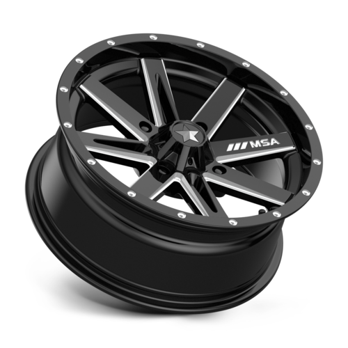 BOXER UTV 16X7 4X137 G-BLK MILL 10MM