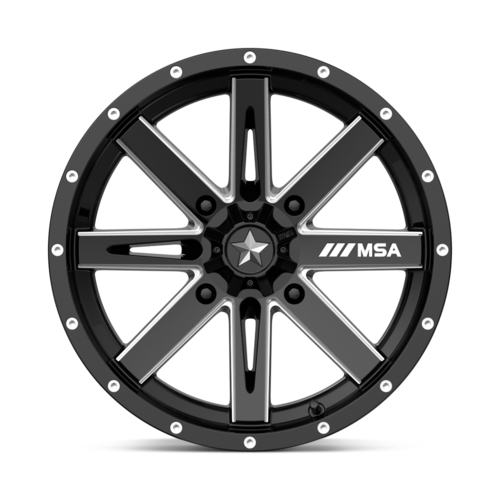 BOXER UTV 16X7 4X156 G-BLK MILL 10MM