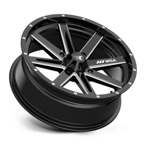 BOXER UTV 18X7 4X156 G-BLK MILL 10MM