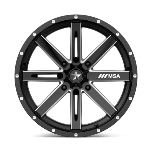 BOXER UTV 18X7 4X156 G-BLK MILL 10MM
