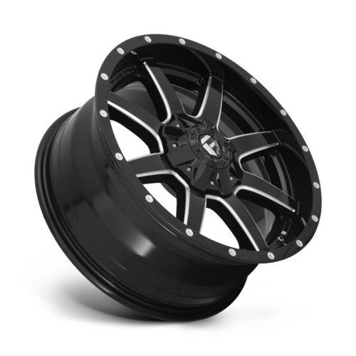 Fuel 1PC D610 Maverick 20-Inch Gloss Black Milled Wheel, 8x6.5 Bolt Pattern