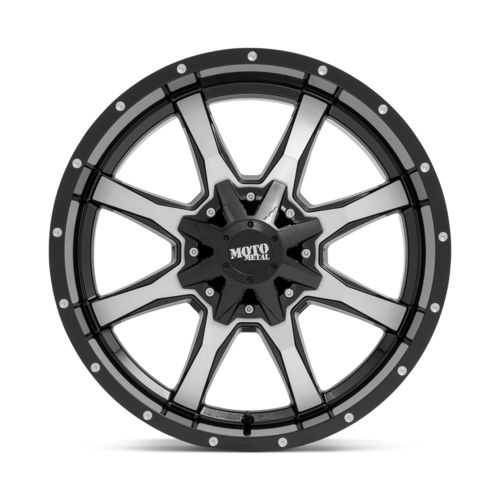 MO970 17X9 5X5.0/5.5 78.1 MACH G-BLK -12