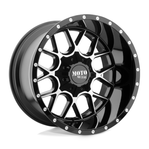 MO986 20X10 6X135/5.5 G-BLK MACH -18MM