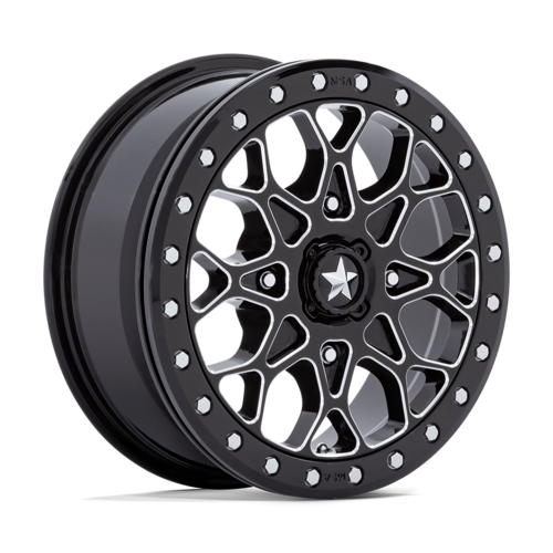 PORTAL UTV BL 15X6 4X156 G-BLK MILL +38