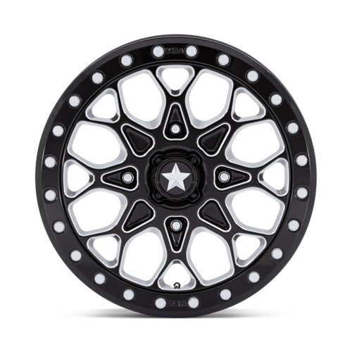 PORTAL UTV BL 15X6 4X137 G-BLK MILL +38