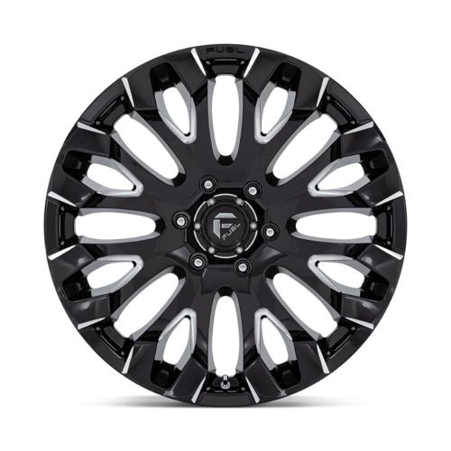 Fuel 1PC D828 Quake 20x9 Gloss Black Milled Wheel, 6x5.5, +1 Offset