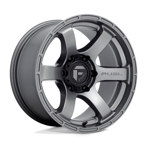 Fuel 1PC D767 Rush 18x9 Matte Gun Metal Wheel, 6x4.5 Bolt Pattern, 20mm Offset