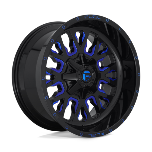 Fuel 1PC D645 Stroke 18x9 Gloss Black with Blue Tint Wheel