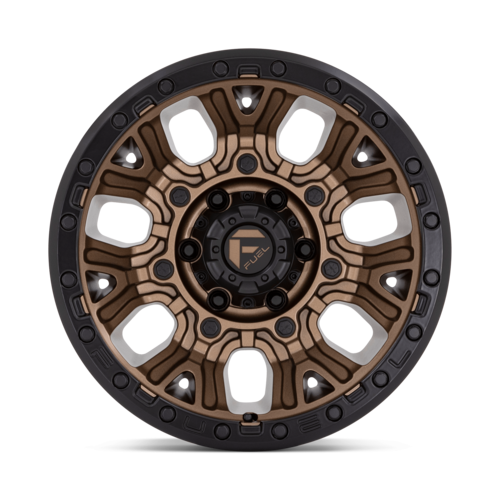 Fuel 1PC D826 Traction 17x9 Wheel, 6x5.5 Bolt Pattern, -12 Offset, Matte Bronze with Black Ring