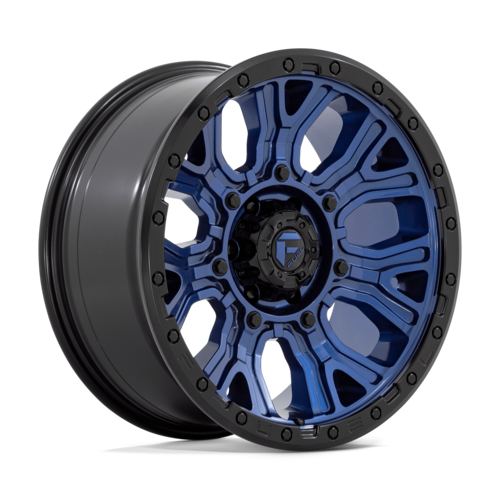 Fuel 1PC D827 Traction 20-Inch Dark Blue Wheel with Black Ring, 6x135 Bolt Pattern, +1 Offset
