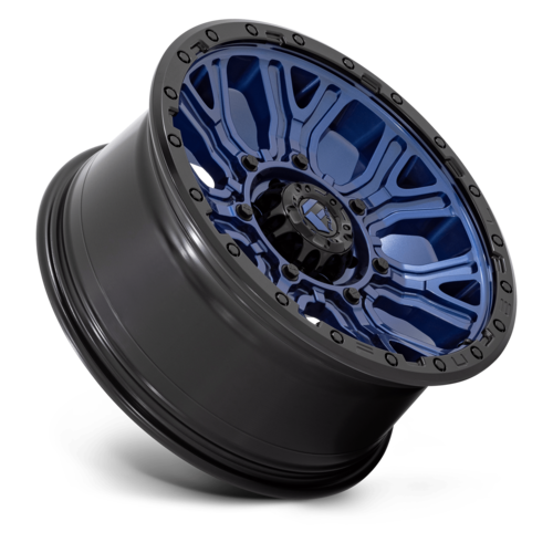 Fuel 1PC D827 Traction 20-Inch Dark Blue Wheel with Black Ring, 6x135 Bolt Pattern, +1 Offset