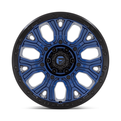 Fuel 1PC D827 Traction 20-Inch Dark Blue Wheel with Black Ring, 6x135 Bolt Pattern, +1 Offset