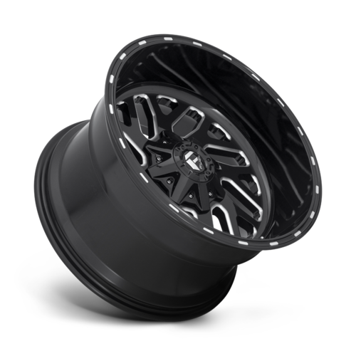 Fuel 1PC D581 Triton 22x10 8x170 Gloss Black Milled Wheel, -18 Offset