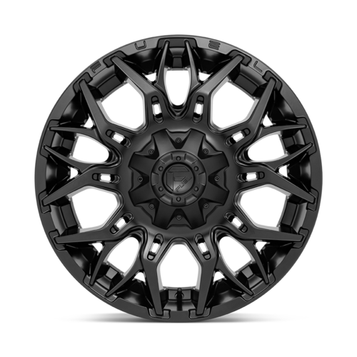 Fuel 1PC D772 Twitch Blackout 20-Inch Wheel, 8x6.5 Bolt Pattern, +1mm Offset