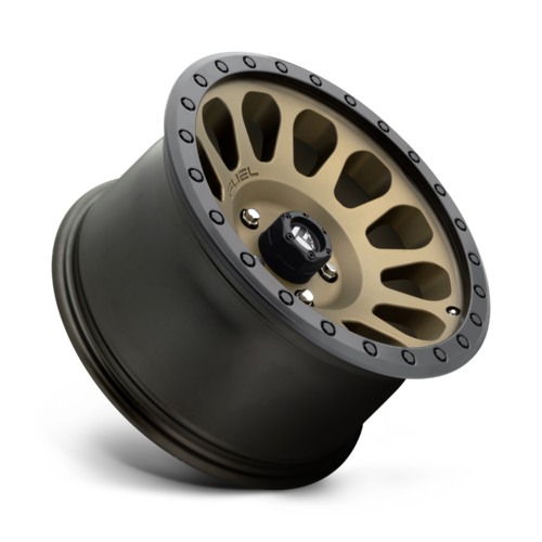Fuel 1PC D600 Vector 17x9 Matte Bronze Black Bead Ring Wheel, 6x5.5, -12 Offset