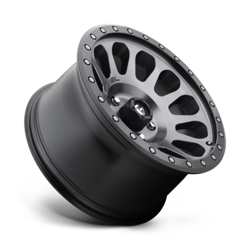 Fuel 1PC D601 Vector 18x9 Wheel, 6x5.5 Bolt Pattern, Matte Gunmetal Black Bead Ring