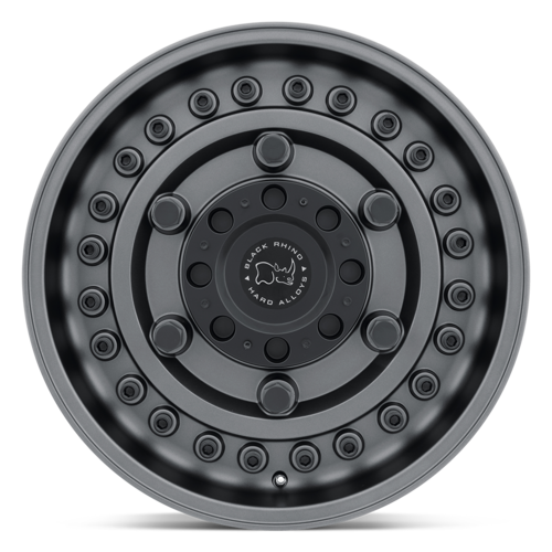 BR ARMORY 18X9.5 8X180 125 GUNBLK +6