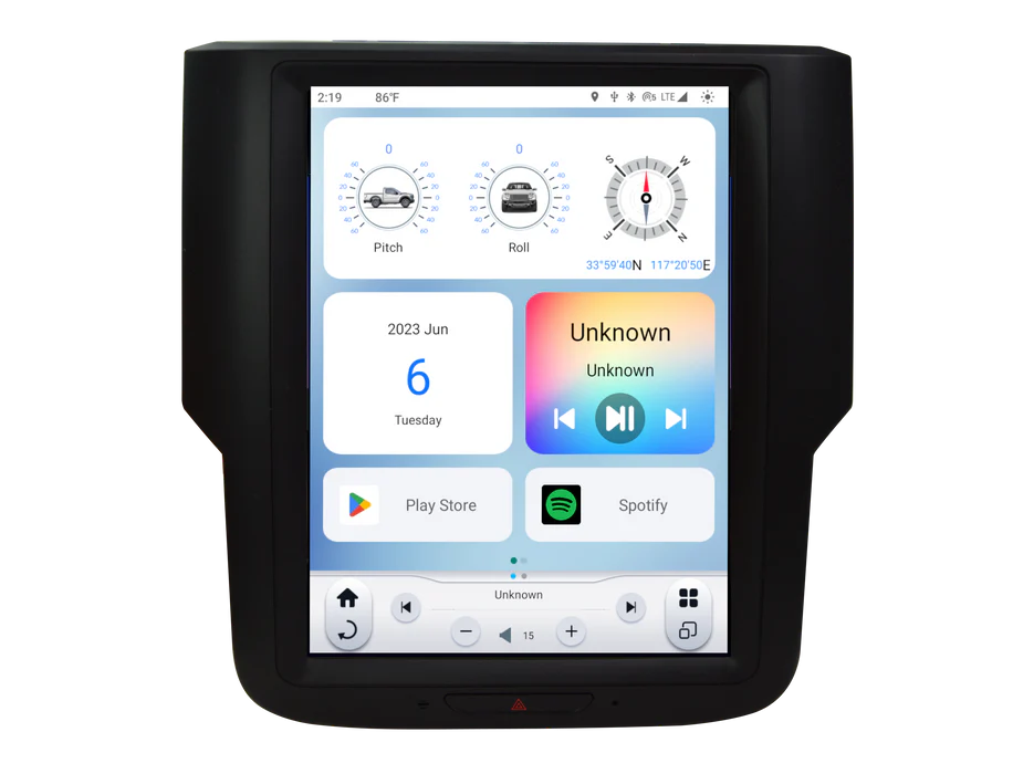 Linkswell 2013-2018 (19-UP CLASSIC) DODGE RAM 10″ SCREEN GENERATION 6 T-STYLE RADIO - View 1