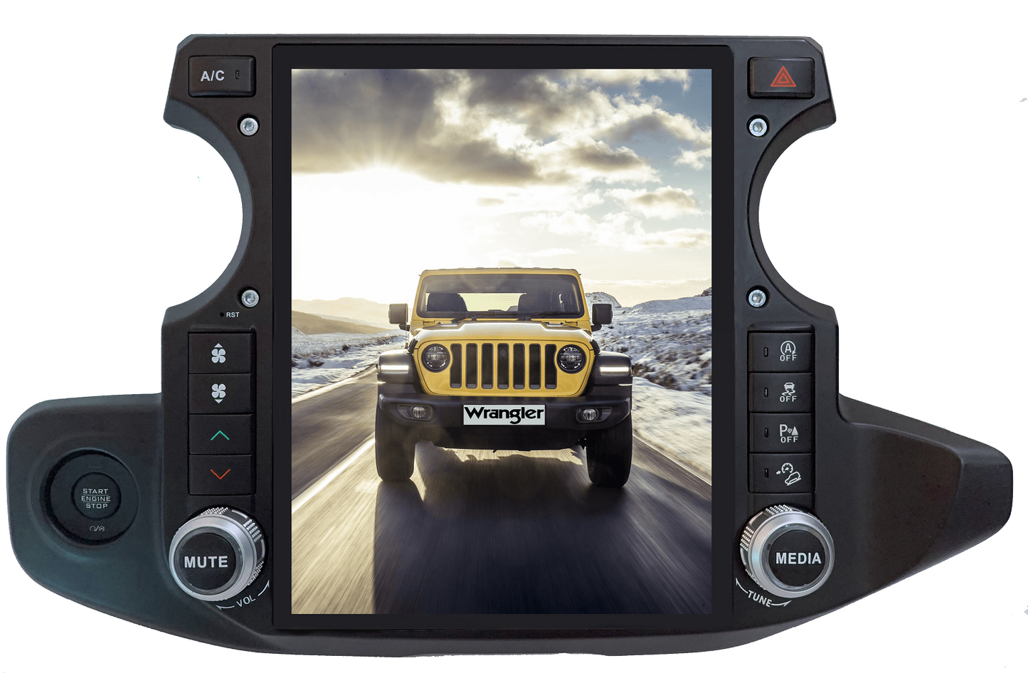 Linkswell - 2018-Up Jeep JL/JT Generation 4 T-Style Radio (No HDMI Input) - TS-JPJL12-1RR-4B (SDEOL)