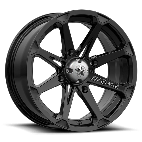 M12 DIESEL 22X7 4X137 GLOSS BLACK 10MM