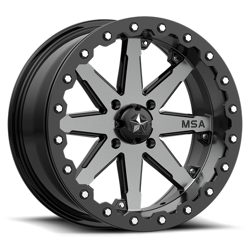 M21 LOK 14X10 4X110 CHARCOAL TINT -10MM