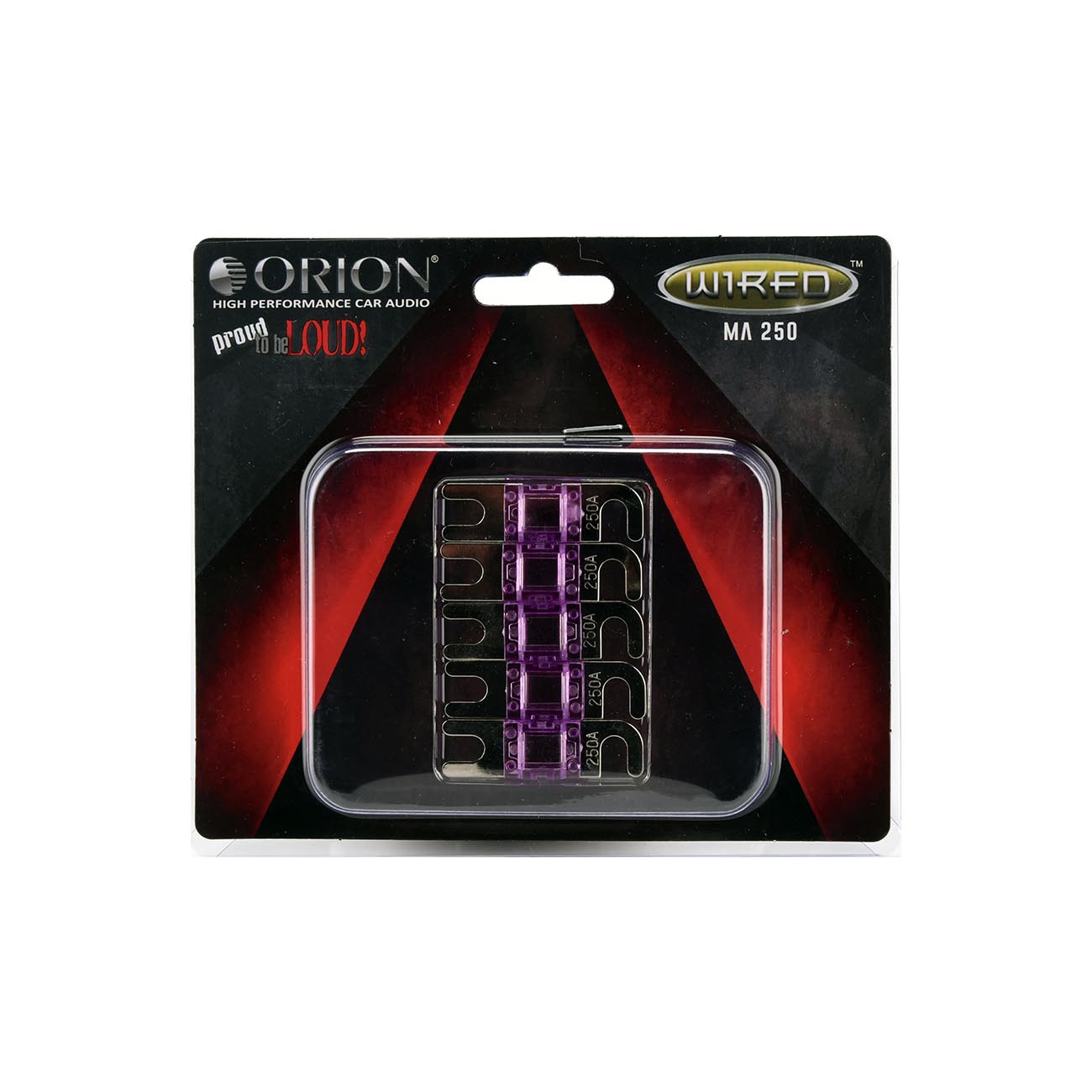 Orion MINI ANL 250 AMP Fuse Pack with 5 Fuses - Model MA250 - View 2