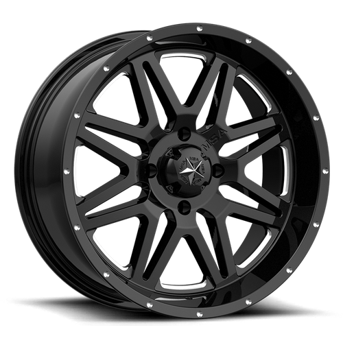M26 VIBE 16X7 4X137 MILLED G-BLACK 00MM