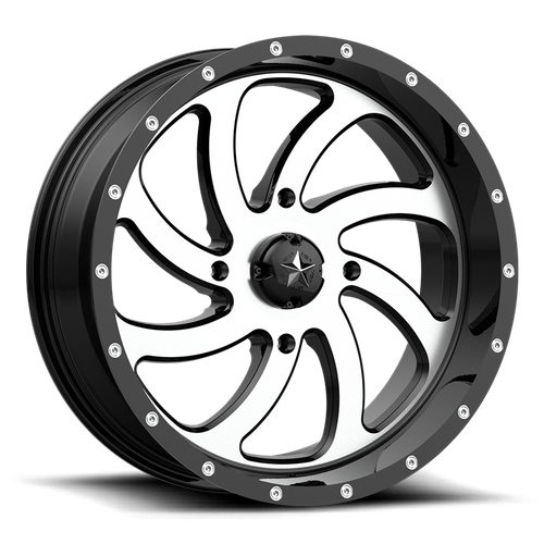 SWITCH UTV 18X7 4X156 MACH G-BLK 00MM