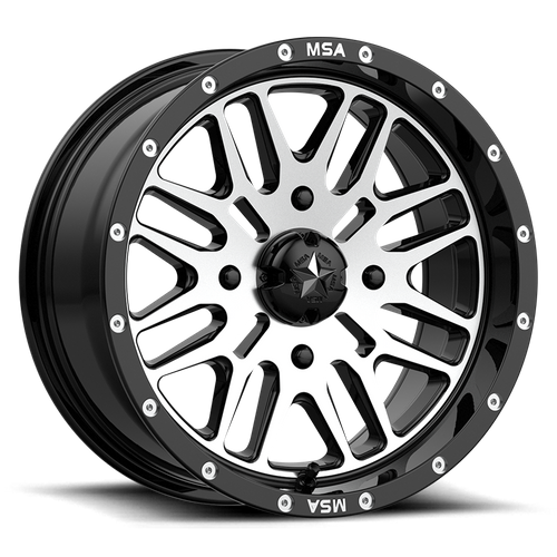 M38 15X7 4X156 G-BLK MACH 10MM