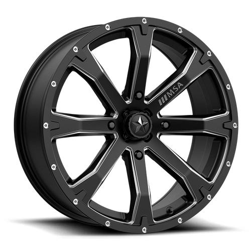BOUNTY UTV 15X7 4X137 S-BLK MILL 10MM