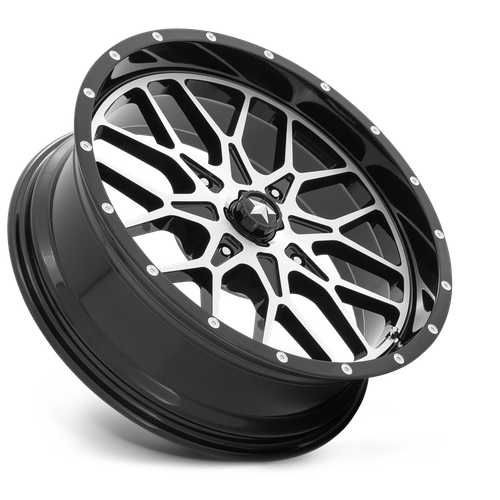 PORTAL UTV 15X7 4X156 115 G-BLK-MACH +10
