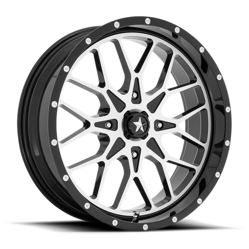 PORTAL UTV 22X7 4X137 112 G-BLK-MACH +0