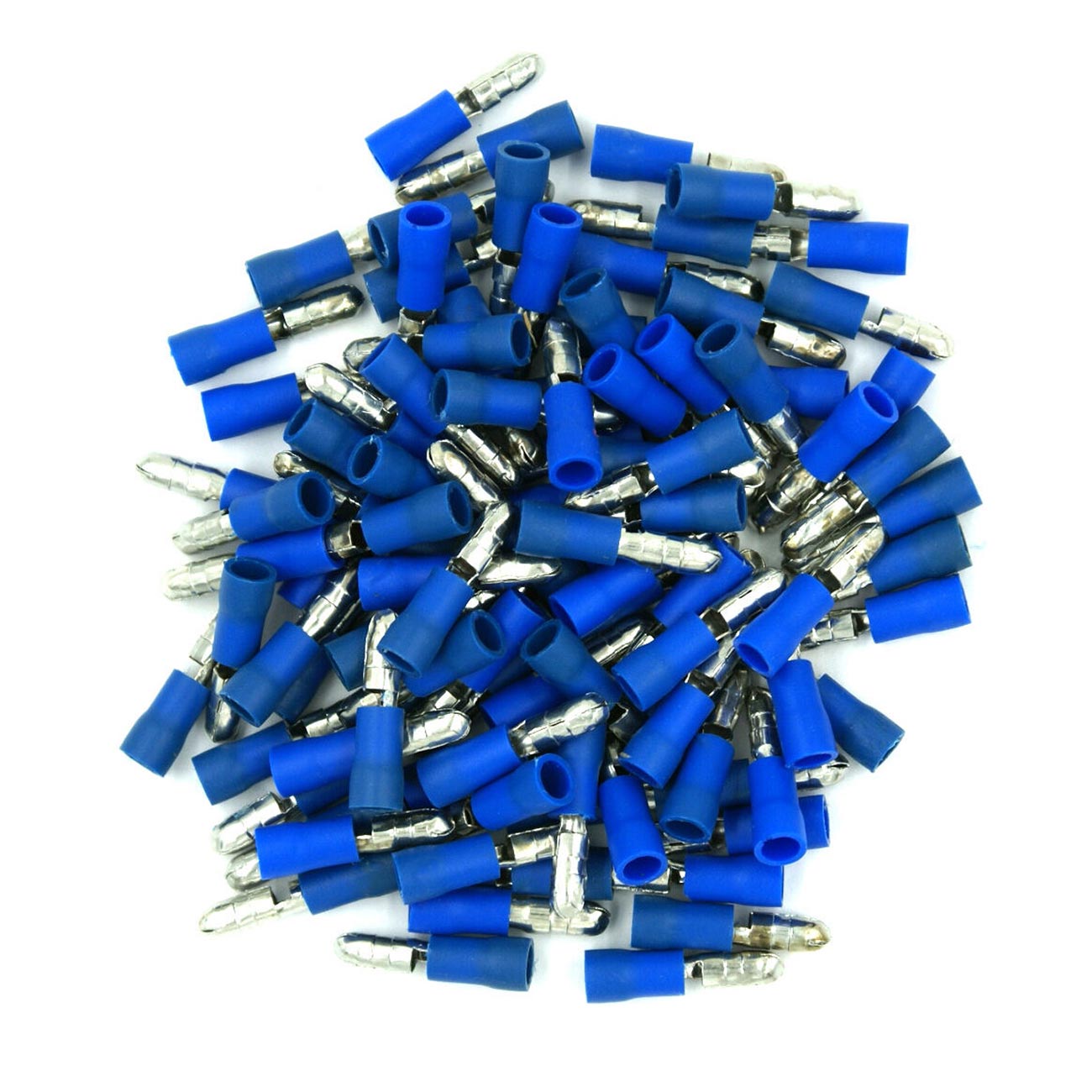 Xscorpion Male Bullet Connectors 14/16 Gauge - Blue, Pack of 100