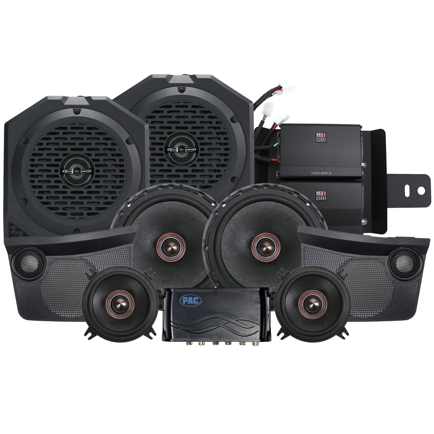 MB Quart MBQBRO-STG6A-1 - Ford Bronco 2021-Current 800 Watt 8