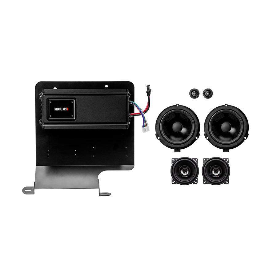 MB Quart 6.5" Ford Maverick Tuned Audio Package, 4-Speaker 700w Stage 4 For OEM Headunit Non-Amplified Models: MBQFM-STG4A-OEM